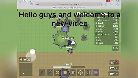 Moomoo.io Mobile Katana Kill-Compilation🔝 | Killing some Hackers💯