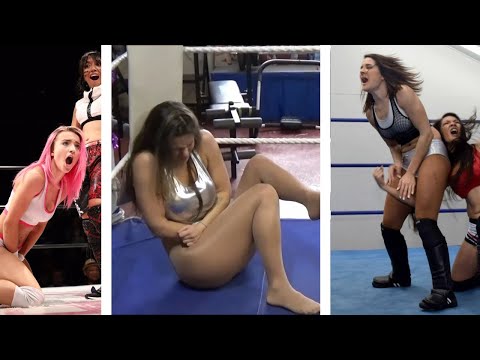 Women Wrestling  Low Blow