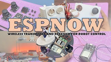 ESP-NOW Based Wireless Transmitter and Receiver for Robot Control