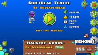 "ShiftLeaf Temple" 100% (Demon) By trideapthbear - Geometry Dash 2.2
