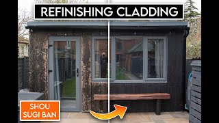 Refinishing Shou Sugi Ban Cladding | Garden Ready for Summer Series | Ep8