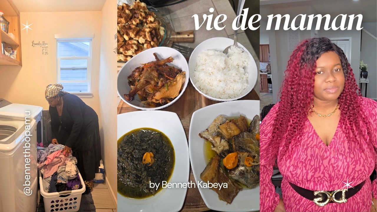 VLOG: Un Dimanche avec Moi | Church | Laundry | Cooking | #motivation #momlife