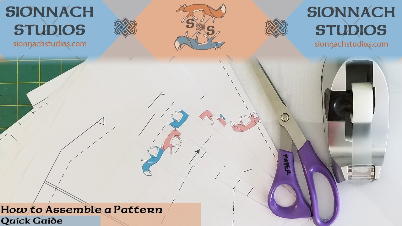 Pattern Assembling How To Assemble a Digital Pattern - YouTube