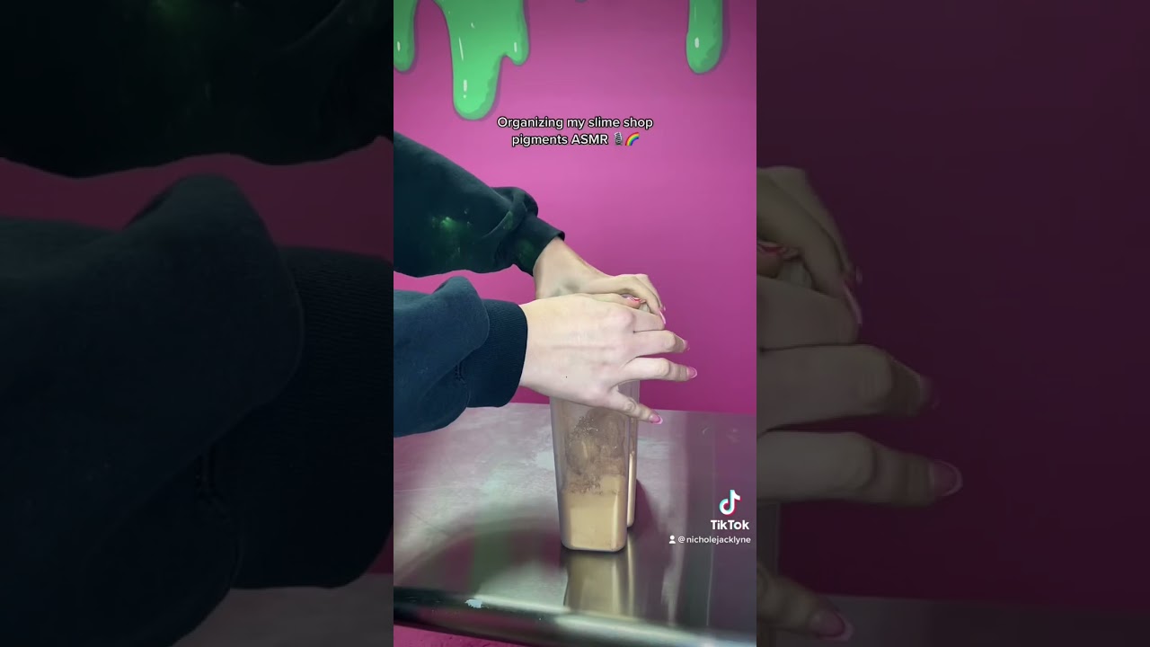 Organizing my SLIME PIGMENTS ASMR 🎙️🌈 