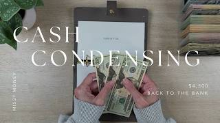Cash Condensing | $4,500 to Savings | FAQ: Banking Setup