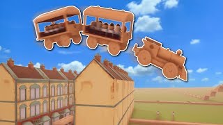 SUPER FAST TRAIN JUMPS HOUSES?! - Tracks: The Train Set Game screenshot 5