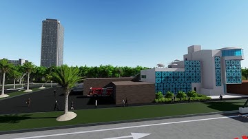 Expressway Toll Road Animation