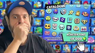 j'ai ACHETÉ TOUT le CATALOGUE de SKIN 🔥 (mon compte Brawl Stars coûte une fortune 💶)