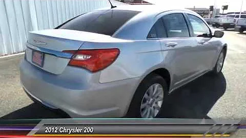 2012 Chrysler 200 LUBBOCK TX 491812F