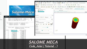 Salome Meca | 1D Analysis | Code_Aster Study | Lesson -1