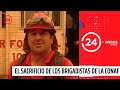 El sacrificio de los brigadistas de la Conaf | 24 Horas TVN Chile