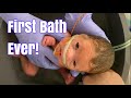 Nicu baby gets first full bath so cute mp3
