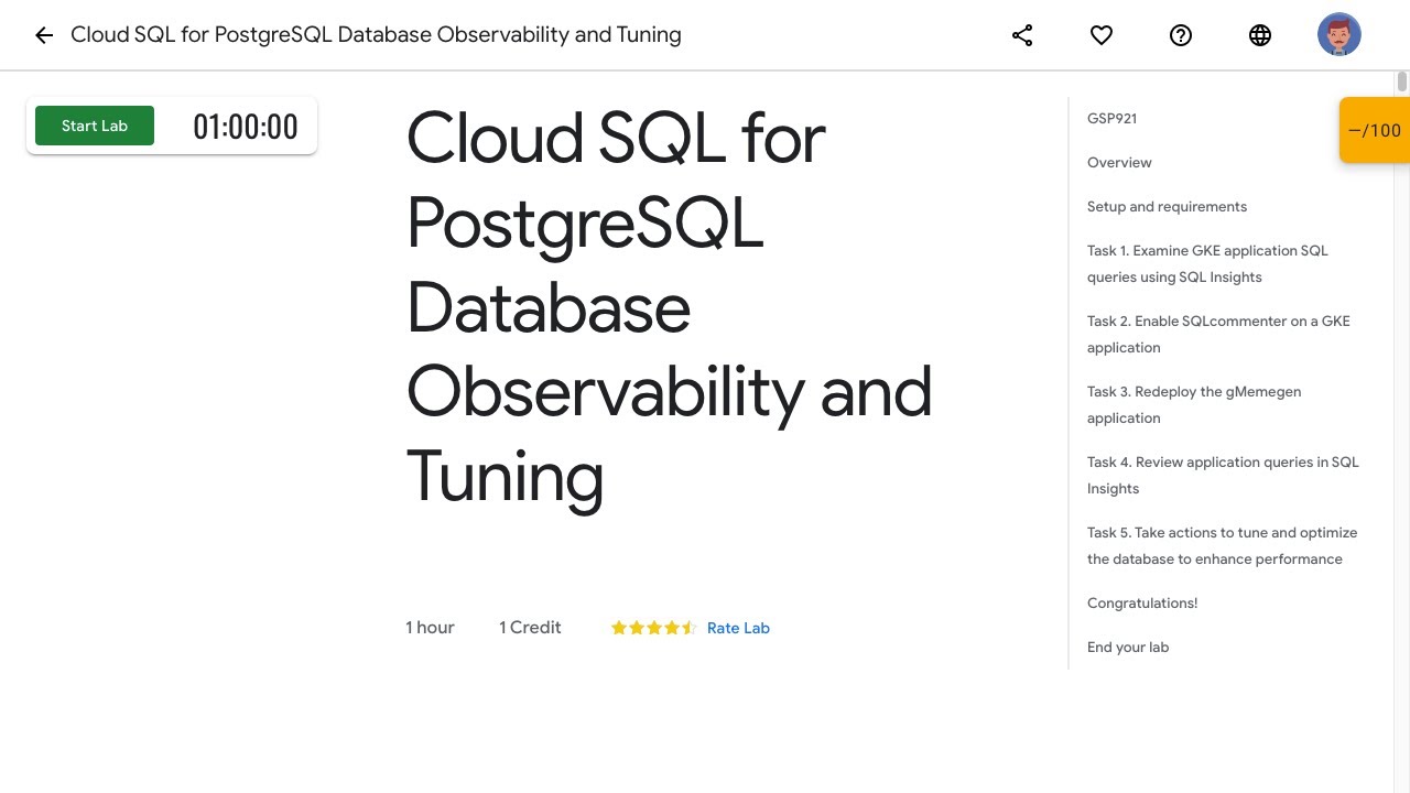 Cloud SQL for PostgreSQL Database Observability and Tuning GSP921 - YouTube