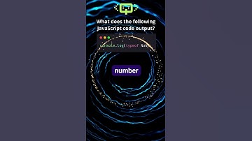What does the following JavaScript code output: console.log(typeof NaN)? #shorts #javascript #js
