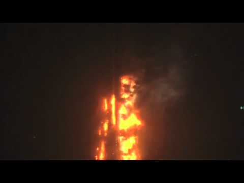 Video: Brann flyplassen i Dubai?