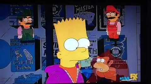 The Simpsons Mario Luigi DK Sonic and Lee Carvallo