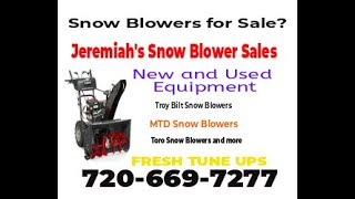 Snow Blower Repair