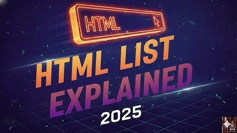 Day4-HTML Lists Explained | Ordered, Unordered & Definition Lists with Examples 2025