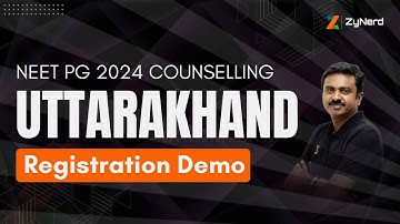 Uttarakhand PG Medical - Registration Demo | NEET PG 2024