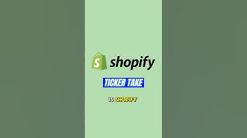 Ticker Take: Shopify #stocks #investing #shopify