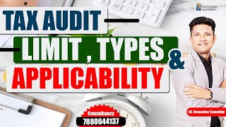 All About TAX AUDIT | Complete Practical Guide | CA.Deepankar Samaddar