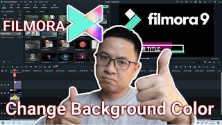 How to Change Preset Background Color in Filmora X - Tips for Beginners
