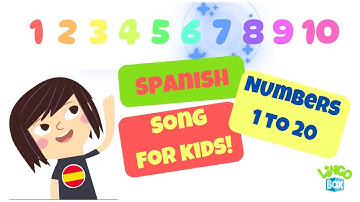 Spanish Numbers 1 to 20 Song! Canción los numeros 1 - 20 | Learn the Spanish numbers 1 to 20!