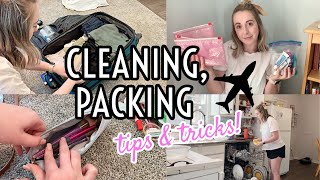 ULTIMATE CLEAN + PACK WITH ME FOR VACATION 2021