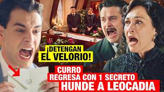 LA PROMESA - Curro DETIENE EL FUNERAL de Santos con 1 SECRETO ATERRADOR y arruina a Leocadia Avance