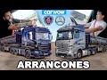 Mercedes Actros vs Scania R500 - ARRANCONES *¡Camiones de 44 Toneladas!*