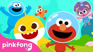 baby shark x sesame street baby shark song with sesamestreet collaboration pinkfong kids song