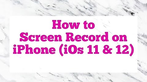 HOW TO SCREEN RECORD ON IPHONE OR iPAD (iOS 11 & 12 | iPHONE TUTORIAL | SCREEN RECORDING