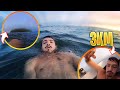 NADEI SOZINHO EM ALTO MAR SALVAR UMA LANCHA À DERIVA À 3KM DA PRAIA (ILHA ISOLADA) - DAILY VLOG 044#