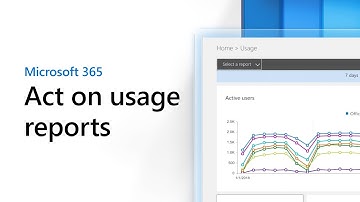 Act on usage reports in Microsoft 365