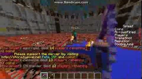 Minecraft - Hypixel Server - Hacker in Bow Spleef