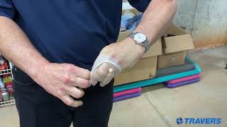 How To Safely Remove Disposable Gloves by Travers Tool Co 292 views 2 years ago 40 seconds