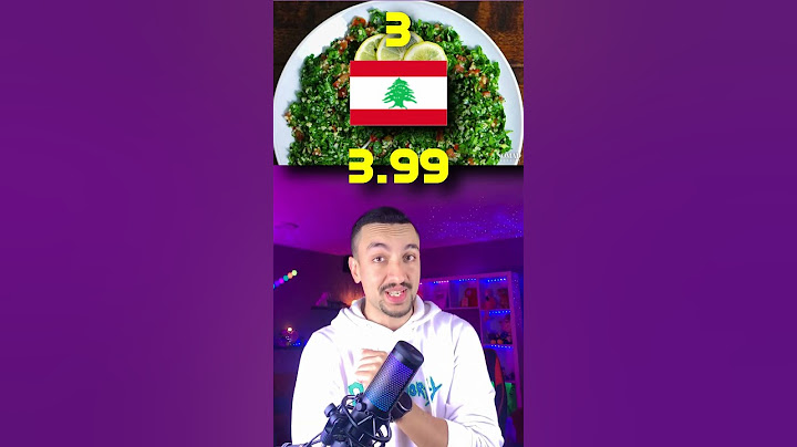 أفضل 5 دول عربية لتناول الطعام 🍕🥙🤤