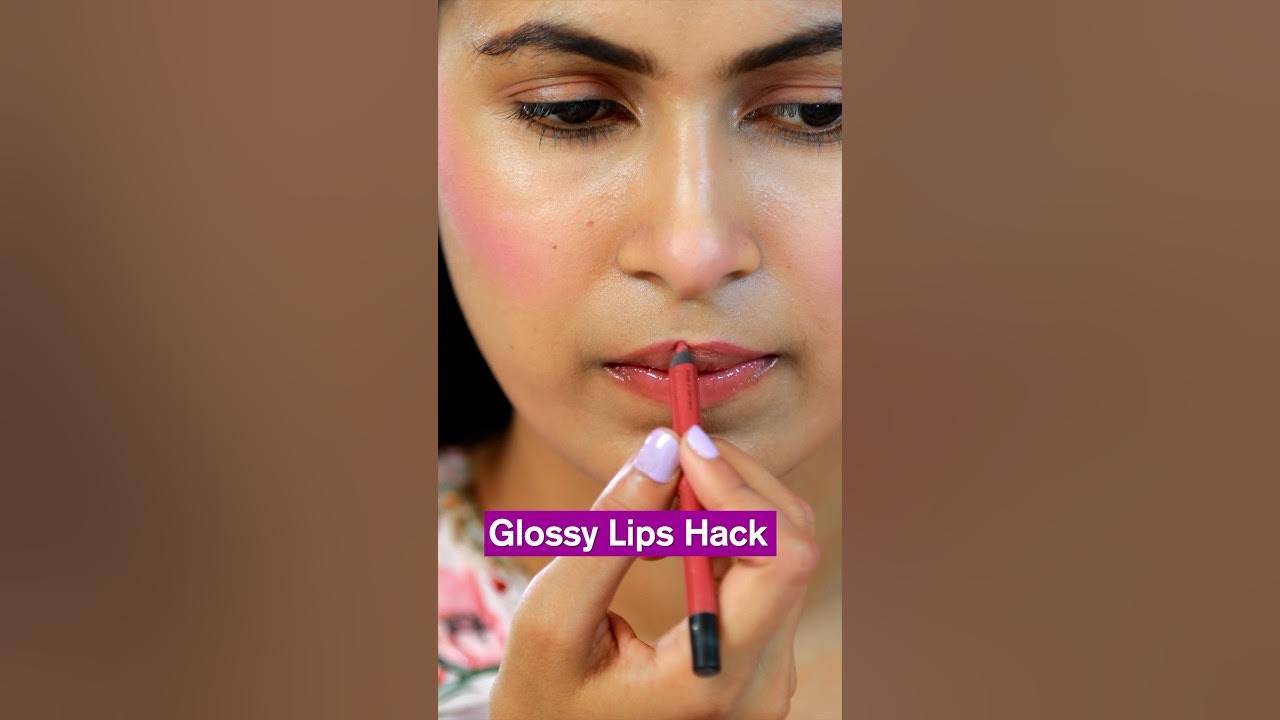 Glossy Lips In Just 2 Minutes Viral Beauty Hacks Anaysa Shorts