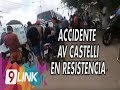 Un nuevo accidente en avenida Castelli, la más insegura de Resistencia