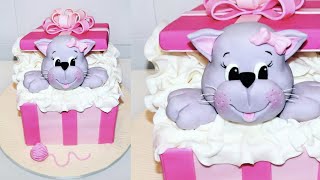 Cake decorating tutorials | how to make gift BOX CAKE | Sugarella Sweets