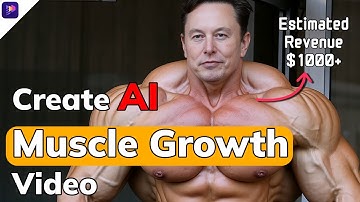 How to Make AI Muscle Growth Video | Viral AI Muscle Tutorial | YouTube Automation 2025