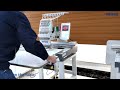 How to use flat function of  fortever embroidery machine ft1201