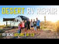 RV RENOVATION | AXLE WARRANTY | DESERT RVING | LEARNING TO SURF S3 || EP39