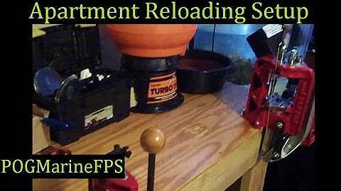 Apartment Reloading Setup - Progressive & Single Press ~ My Roomates Setup ~