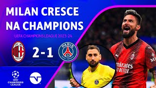 Thumbnail for EMBOLOU O GRUPO! GIROUD DECIDE EM NOITE DE DEFESAS INCRÍVEIS DE DONNARUMMA | MILAN 2X1 PSG