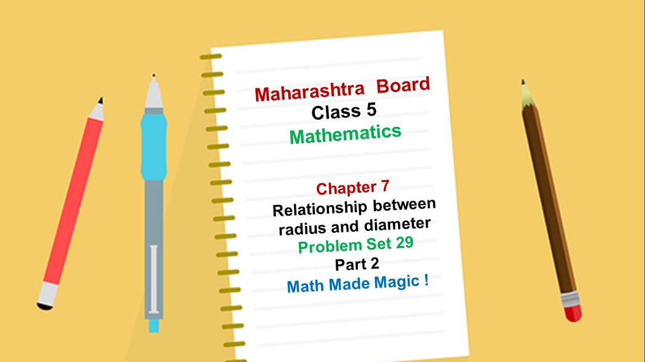 Problem Set 29 Class 5 Relationship Between Radius Diameter problem-set-29-class-5-relationship-between-radius-diameter