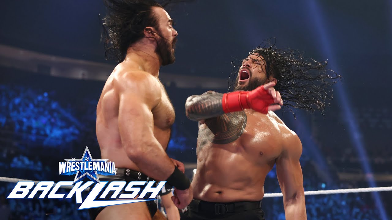 ⁣Drew McIntyre goes toe-to-toe with Roman Reigns: WrestleMania Backlash (WWE Network Exclusive)