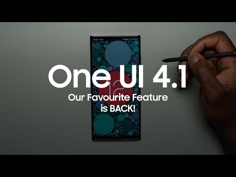 One UI 4.1 Update | OUR FAVOURITE FEATURE IS BACK!