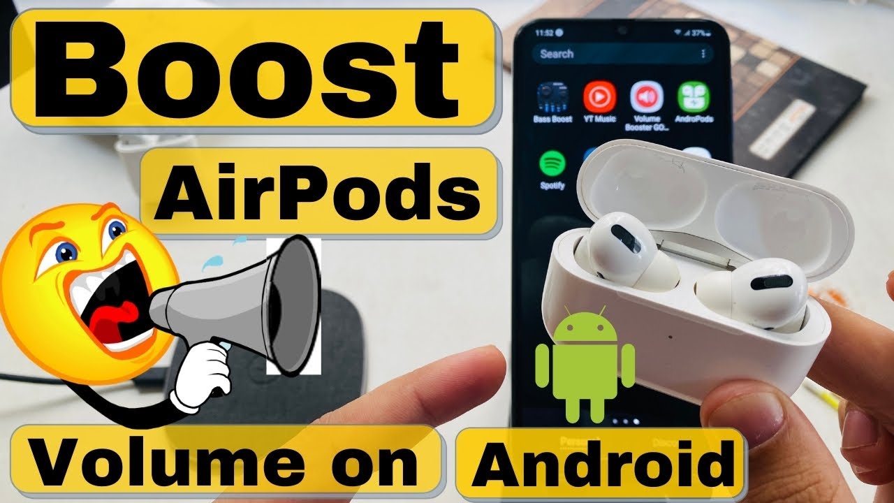 Labe Asser yderligere Fix Quiet AirPods Pro Low Volume Louder on Android Mobile [2023] - YouTube