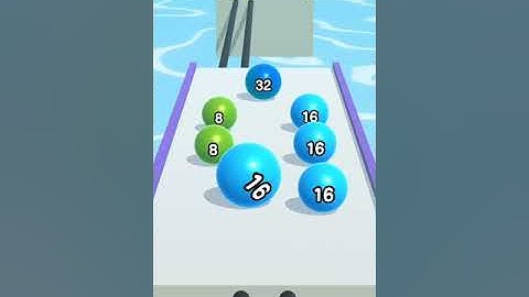 Ball run 2048 🤑🤑#shorts #AndroidGameplays #shortvideos #ballrun #new #level #monetize #androidgames